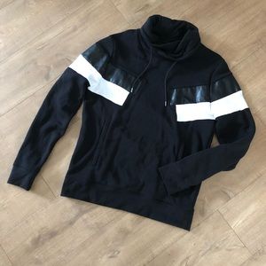 Chimney collar sweatshirt